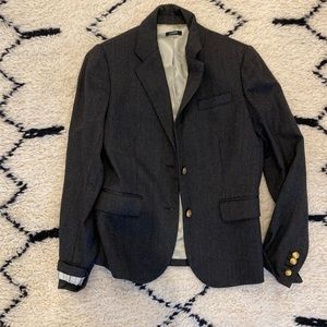 J Crew tweed schoolboy blazer. Lightly worn